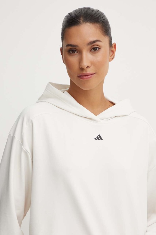 Dukserica za trening adidas Performance Strength bež IW3191