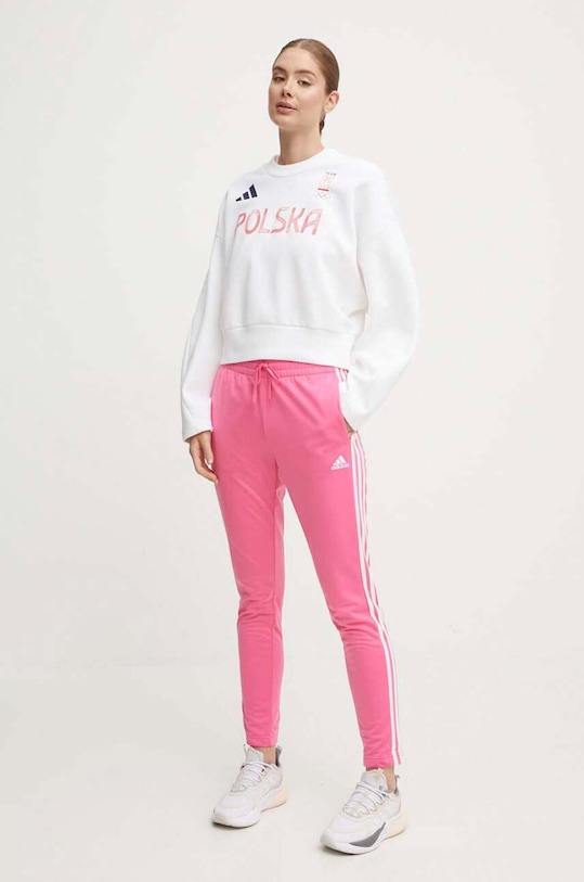 adidas Performance bluza dresowa Polska JF6707 biały AW24