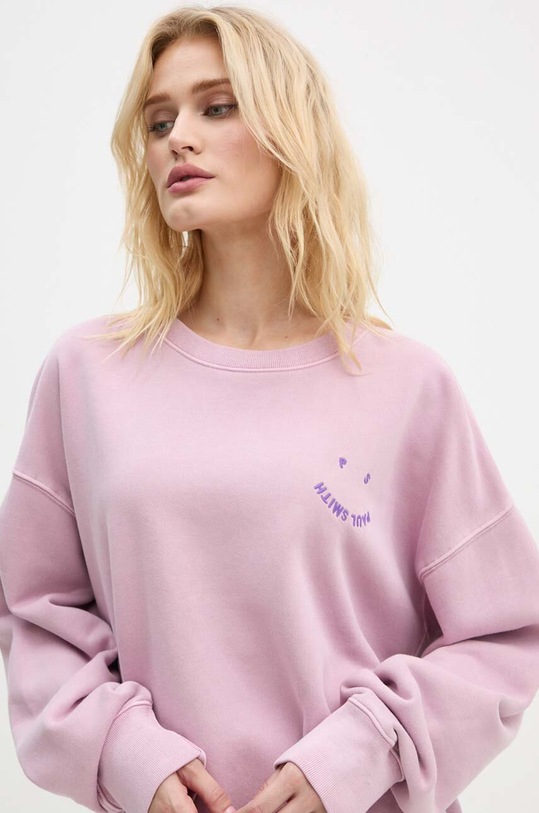 PS Paul Smith hanorac de bumbac violet W2R.185VE.N21169