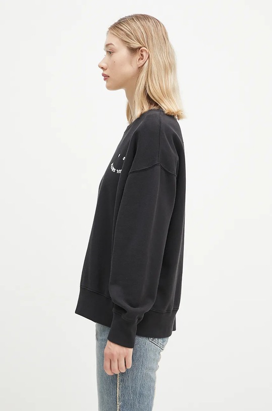 Bavlněná mikina PS Paul Smith W2R.185VE.N21169 černá AW24