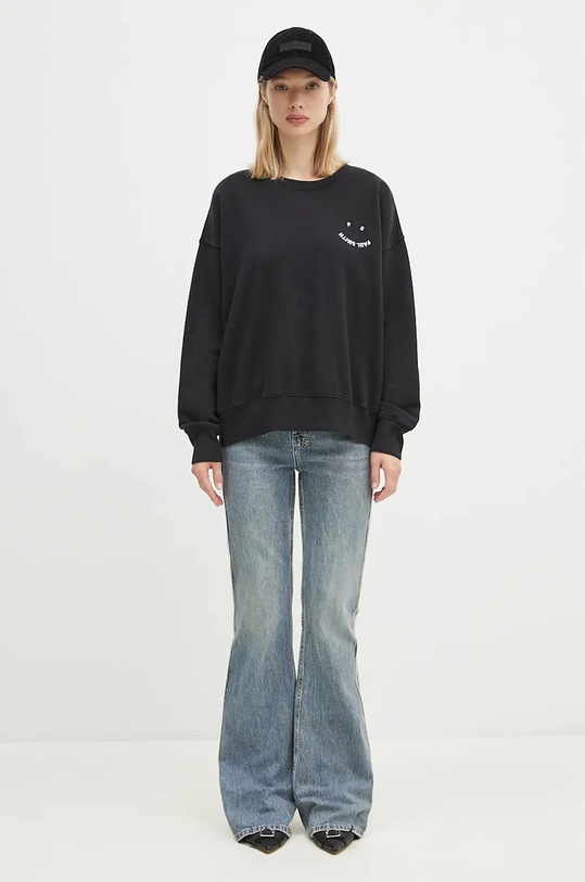 Bavlněná mikina PS Paul Smith W2R.185VE.N21169 černá