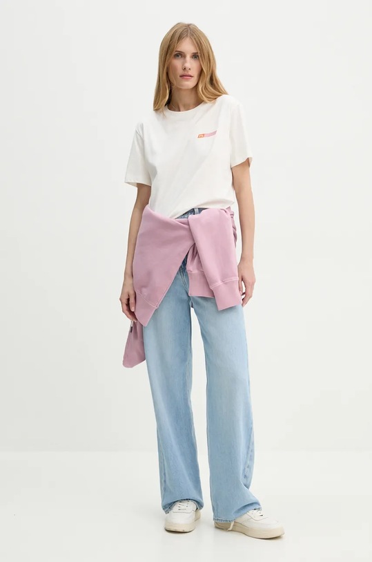 Бавовняна кофта PS Paul Smith W2R.226VE.N21169 рожевий AW24