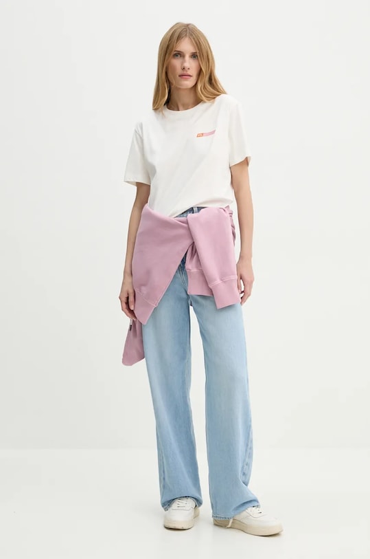 Бавовняна кофта PS Paul Smith W2R.226VE.N21169 рожевий AW24