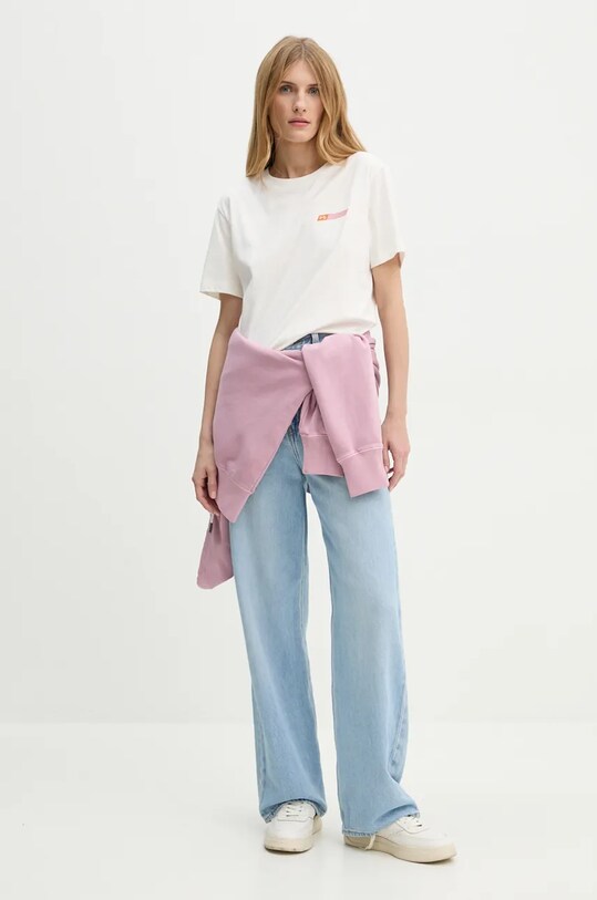 Бавовняна кофта PS Paul Smith W2R.226VE.N21169 фіолетовий AW24