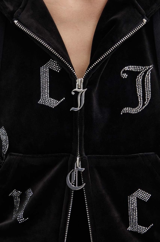 Juicy Couture bluza welurowa NALA AO DIAMANTE JCMAS224251.101