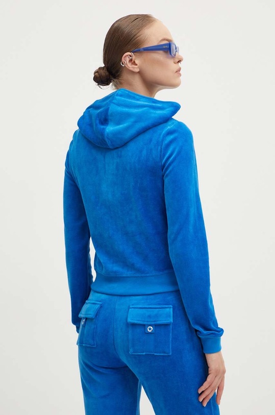 Oblečení Velurová mikina Juicy Couture HERITAGE ROBYN JCSEBJ007.233 modrá