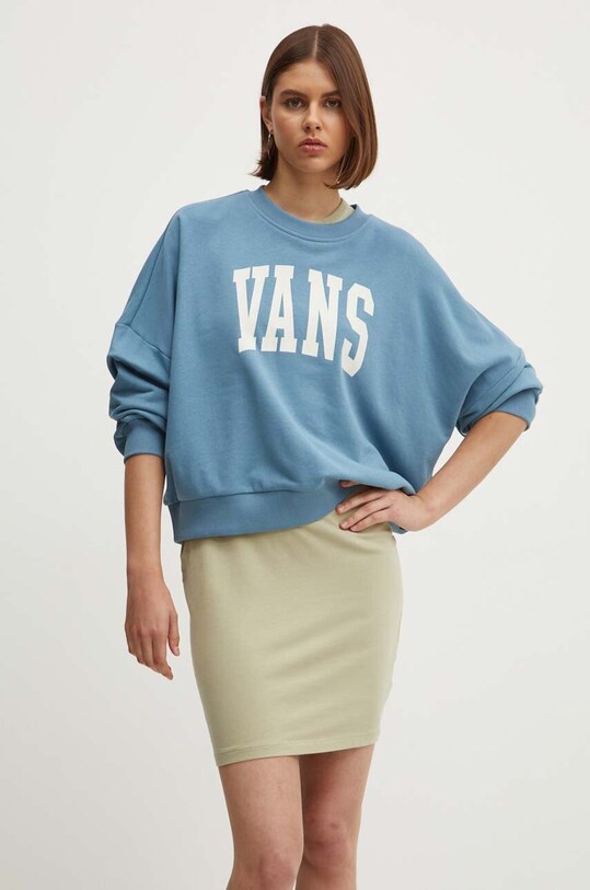 Mikina Vans bez kapucne modrá VN000HCCJCN1