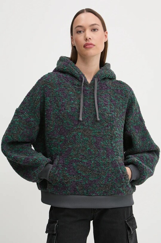 Vans hanorac fleece cu modele verde VN000JTQ1O71