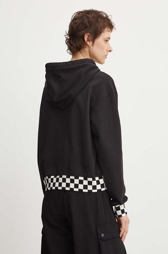 Îmbrăcăminte Vans hanorac de bumbac VN000GJ2BLK1 negru