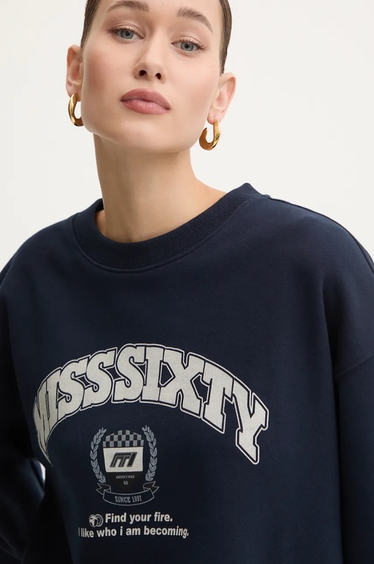 Miss Sixty hanorac de bumbac bleumarin 6L3TJ5420000