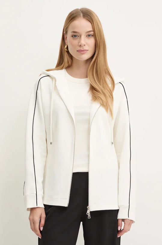 Max Mara Leisure bluza z kapturem biały 2426926018600