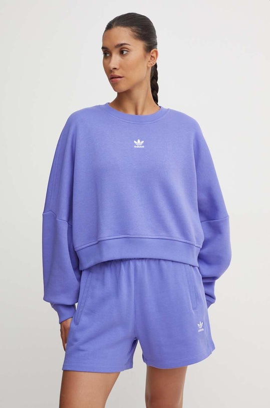 adidas Originals bluza pozostałe fioletowy IY2543