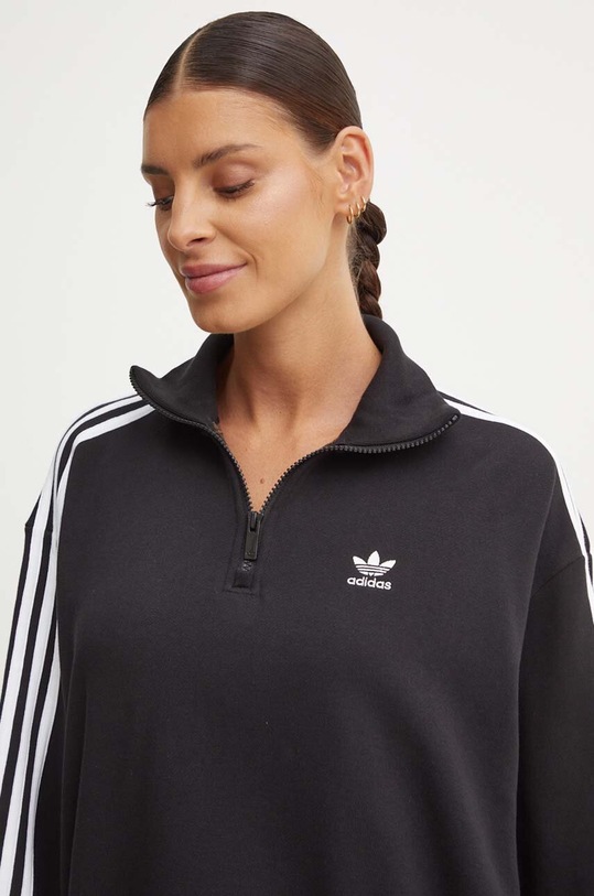 adidas Originals hanorac de bumbac negru IY7258