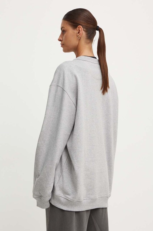 Oblečenie Bavlnená mikina adidas Originals Essential IY9628 sivá