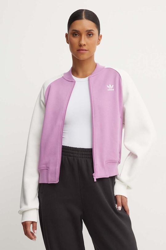 Mikina adidas Originals IZ2833 fialová AW24