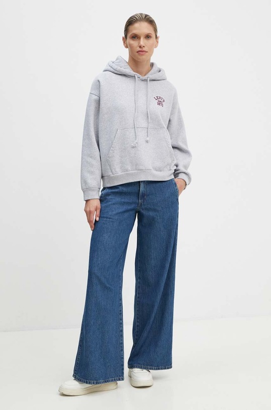 Mikina Levi's 001B6 šedá AW24