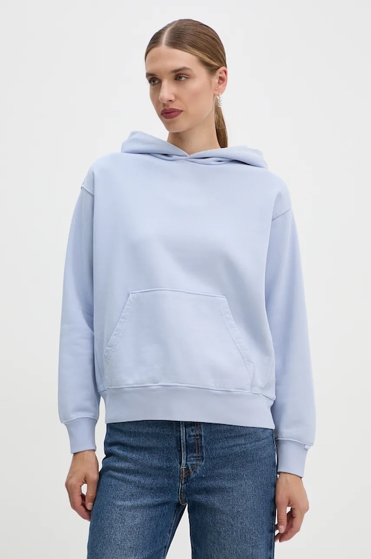 Levi's bluza bawełniana niebieski A8790