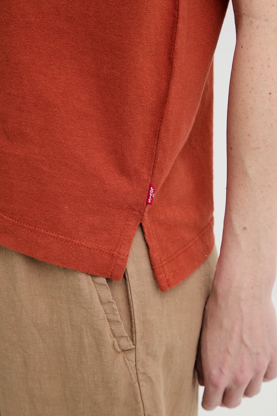 Levi's top bawełniany A8794 pomarańczowy