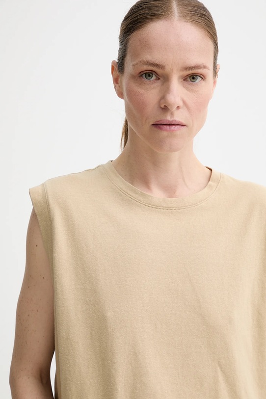 Levi's top bawełniany beżowy A8794