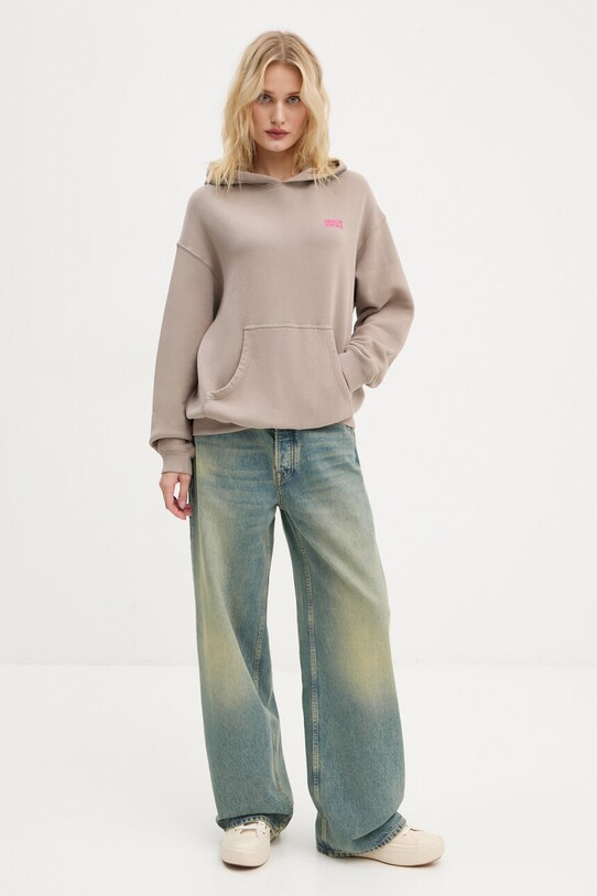 Μπλούζα American Vintage IZU03DH24 μπεζ AW24
