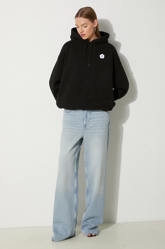 Kenzo cotton sweatshirt Boke Flower 2.0 FE62SW1494MB.99J black AW24