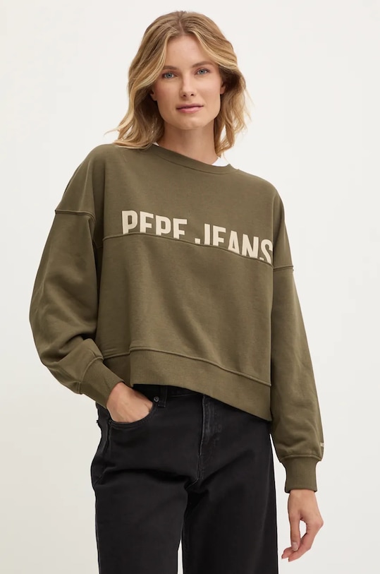 Pepe Jeans bluza GAYLE pozostałe zielony PL581452