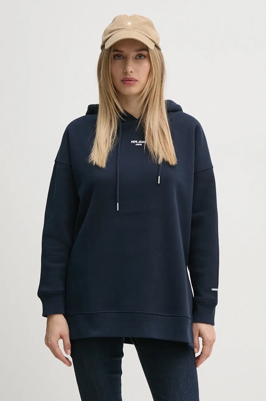 Pepe Jeans bluza FERGIE z kapturem granatowy PL581455