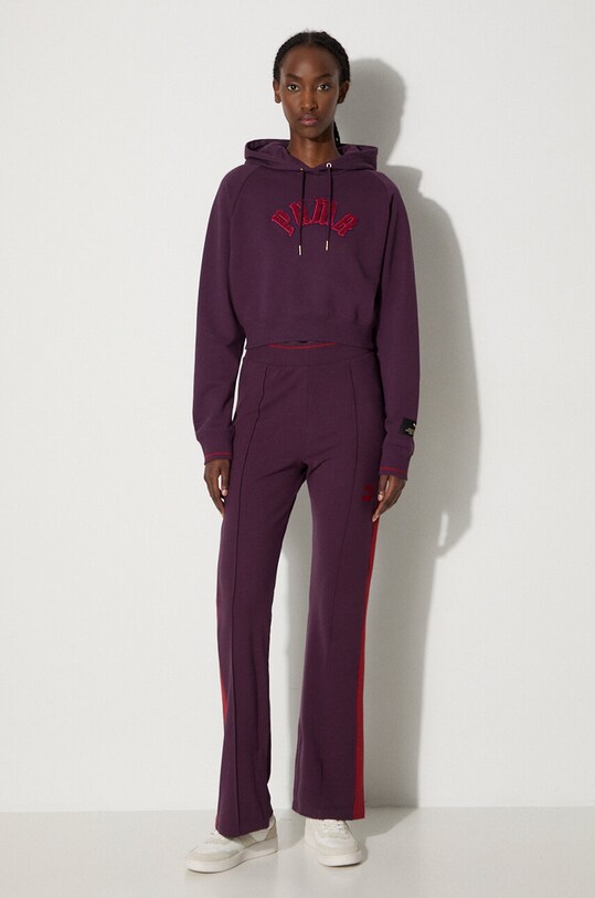 Puma bluza Classics Play Paris Relaxed Hoodie 627484 fioletowy AW24