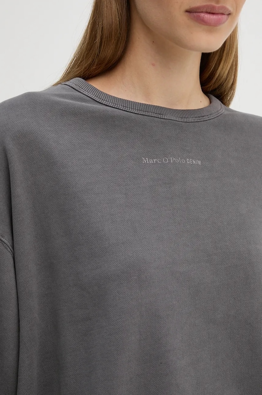 Bavlněná mikina Marc O'Polo DENIM 5000005237 šedá