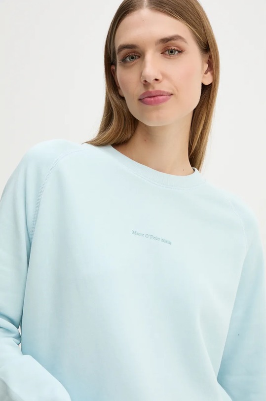 Marc O'Polo hanorac de bumbac DENIM albastru 5000005710