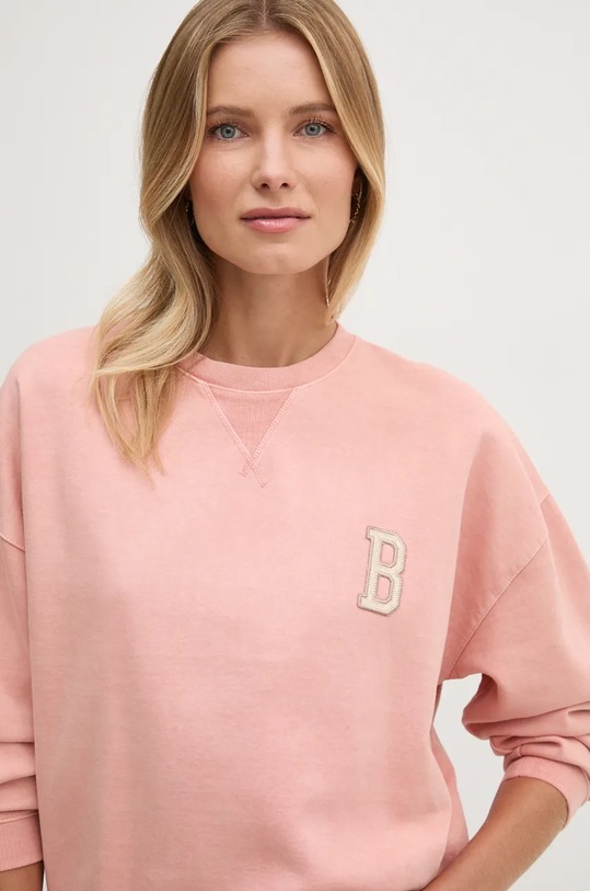 Barbour cotton sweatshirt pink LOL0613