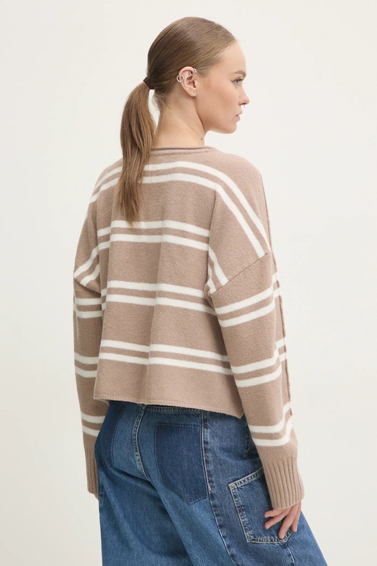 Odzież Hollister Co. sweter KI350.4181.404 brązowy