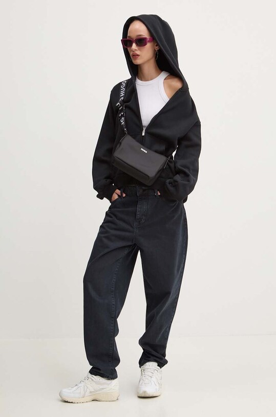 Hollister Co. felpa KI352.4151.900 nero AW24