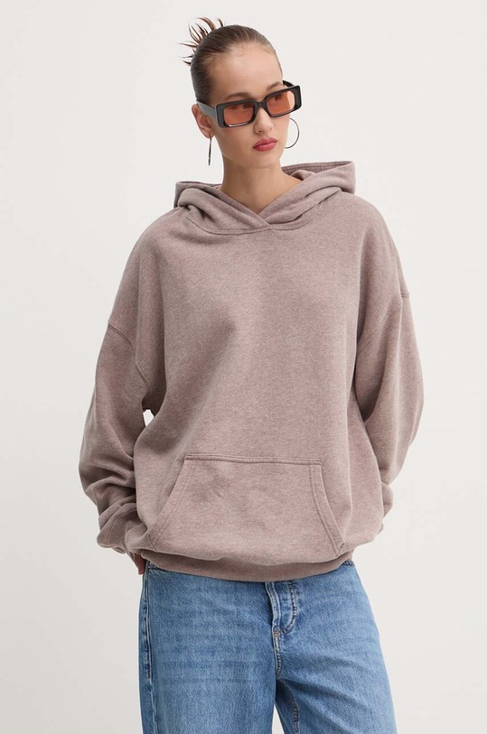 Hollister Co. bluza z kapturem fioletowy KI352.4157.420