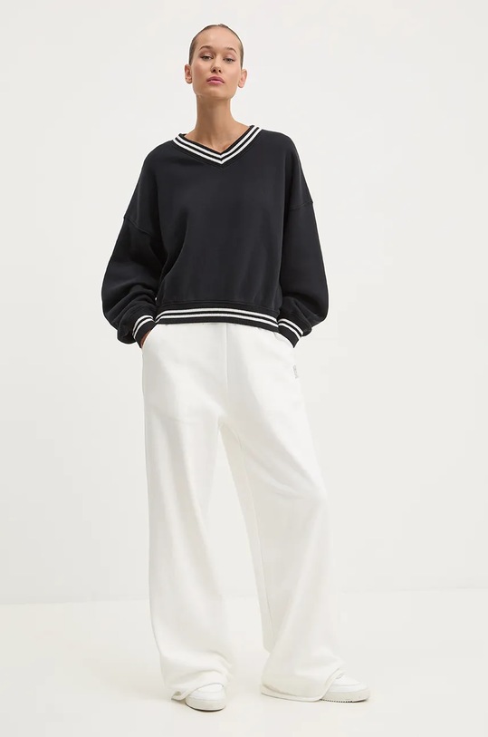 Βαμβακερή μπλούζα Abercrombie & Fitch KI152.4121.200 σκούρο μπλε AW24