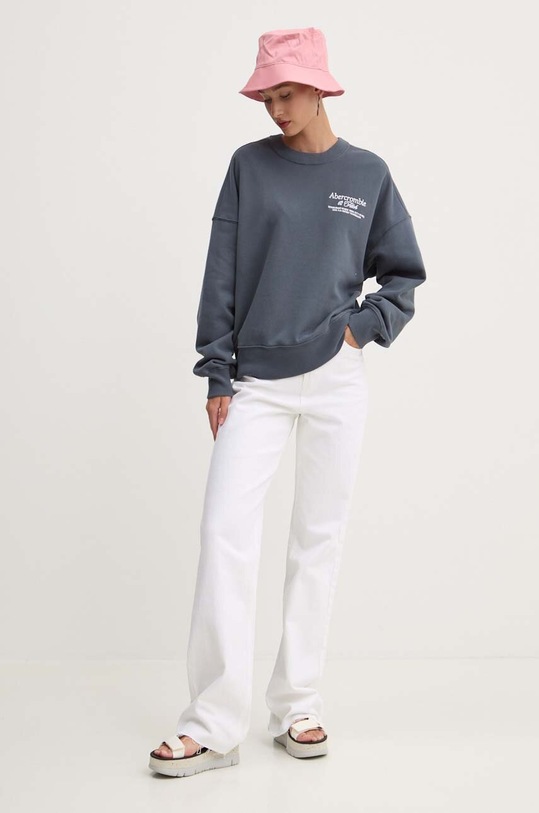 Mikina Abercrombie & Fitch KI152.4126.950 šedá AW24