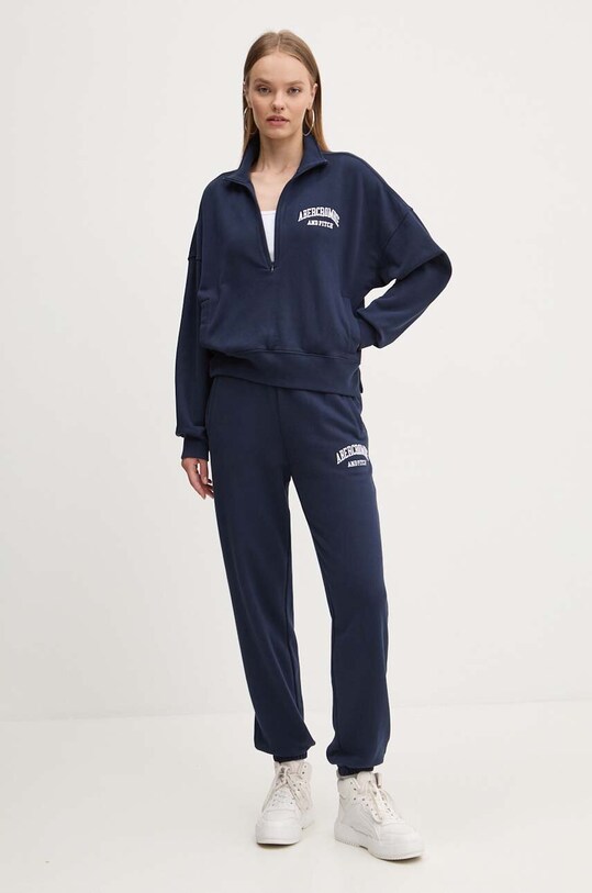 Abercrombie & Fitch bluza KI152.4129.200 granatowy AW24