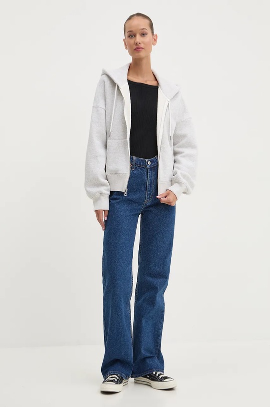 Mikina Abercrombie & Fitch KI152.4161.112 šedá AW24