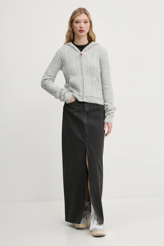 Kardigán Superdry W6110556A.B6E sivá AW24