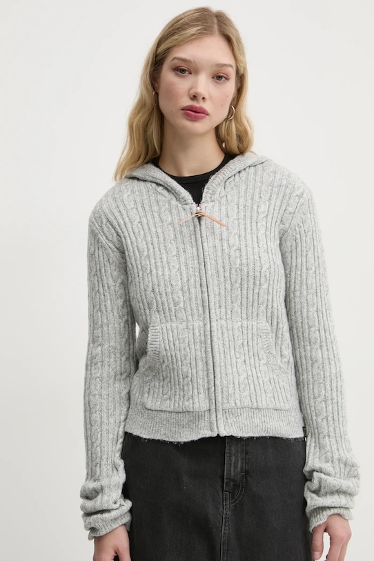 Kardigán Superdry sivá W6110556A.B6E