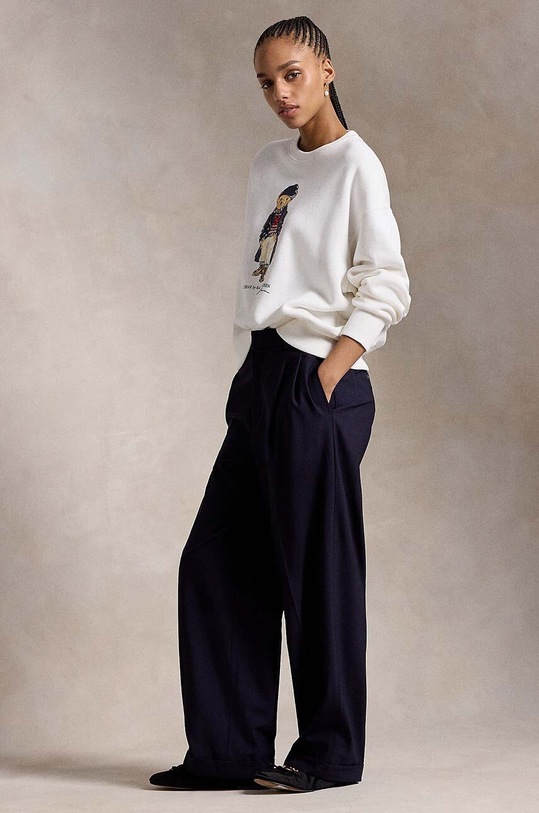 Oblečení Bavlněná mikina Polo Ralph Lauren 211947947 bílá
