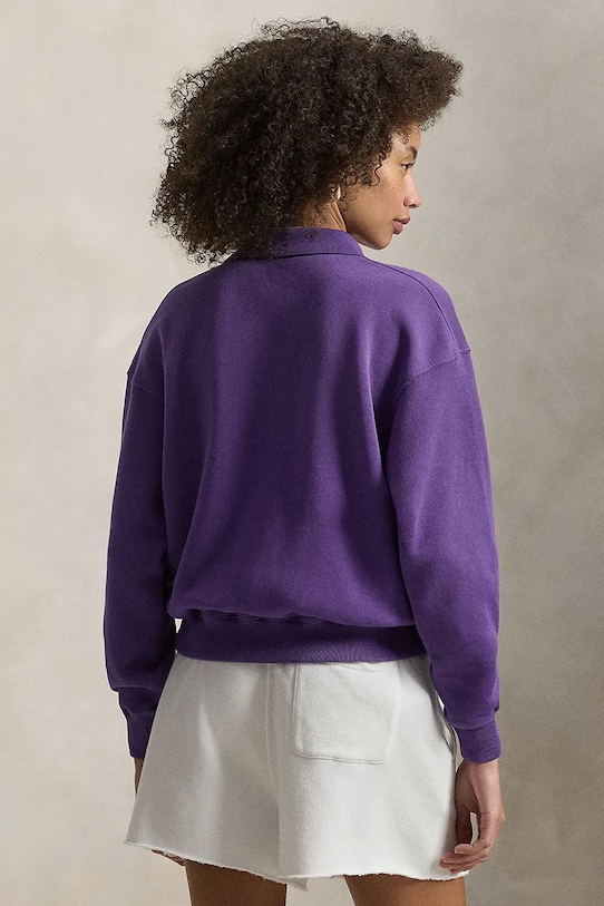 Polo Ralph Lauren bluza 211947966 fioletowy SS25