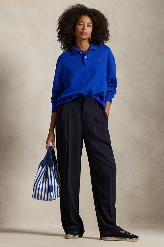 Odzież Polo Ralph Lauren bluza 211947966 niebieski