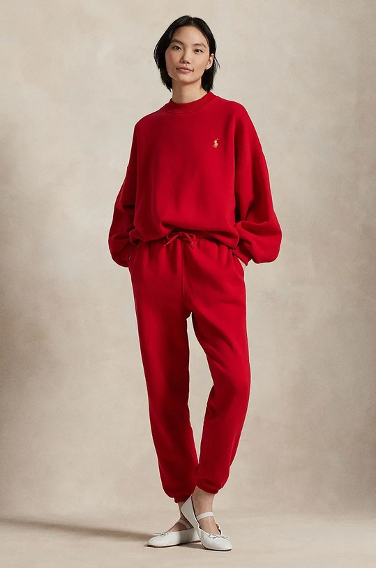 Oblečení Bavlněná mikina Polo Ralph Lauren 211961273 červená