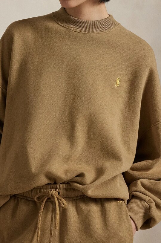 Polo Ralph Lauren bluza bawełniana beżowy 211961273