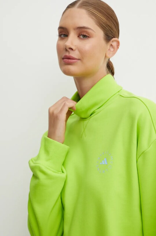 adidas by Stella McCartney bluză trening verde IW6318
