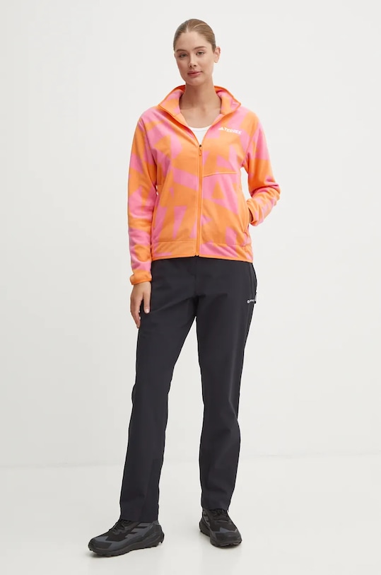 Sportovní mikina adidas TERREX Multi IX7722 oranžová AW24
