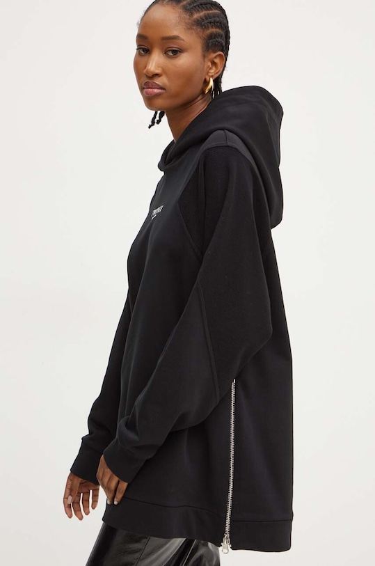 Bavlněná mikina Twinset černá 242TP2041