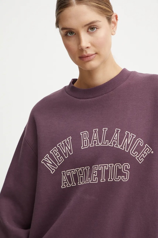 Mikina New Balance fialová WT43516PLN