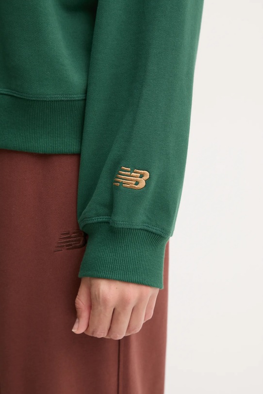 New Balance hanorac de bumbac WT43553NWG verde